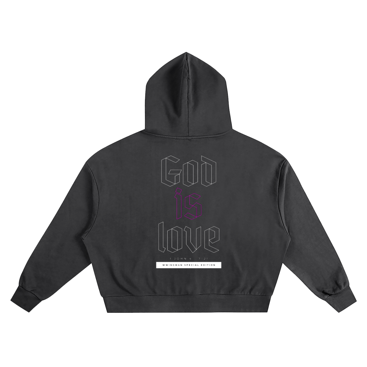 "God Is Love" Boxy Oversized Hoodie