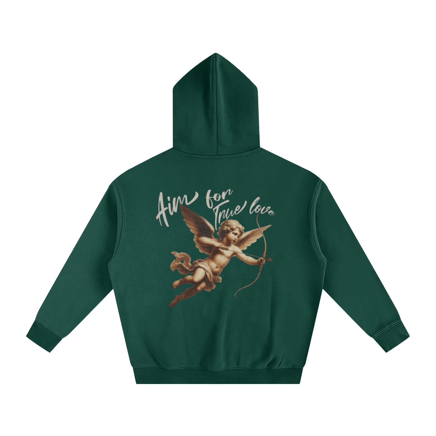 Wwingman Oversize Fleeced Graphic Hoodie