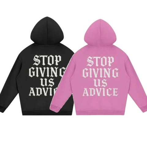 "STOP GIVING US ADVICE" Couple Set