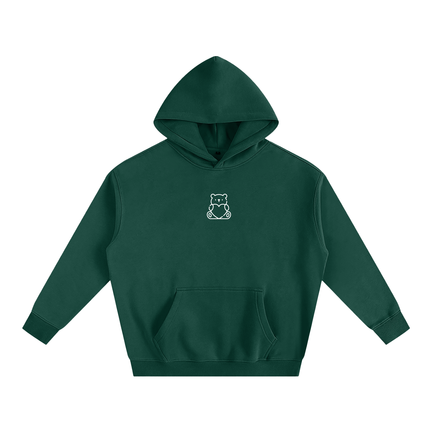 Wwingman Oversize Fleeced Graphic Hoodie