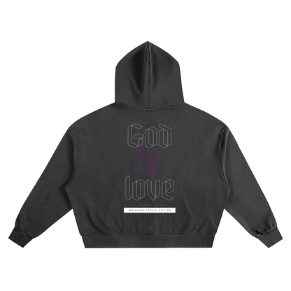 "God Is Love" Boxy Oversized Hoodie