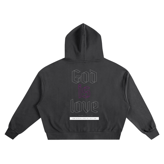 "God Is Love" Boxy Oversized Hoodie
