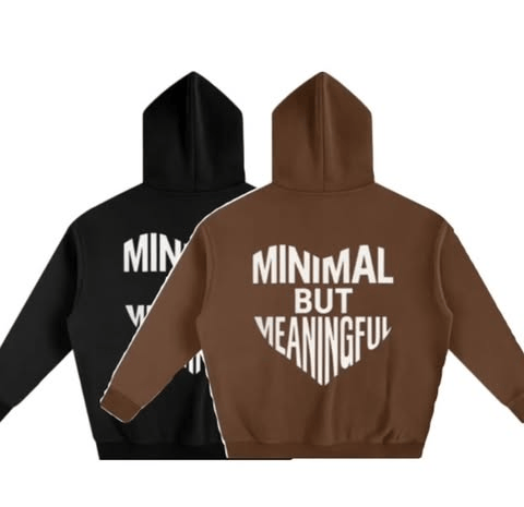 "MINIMAL BUT MEANINGFUL" Couple Set
