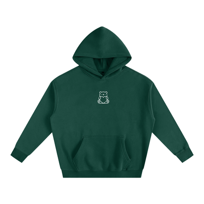 Wwingman Oversize Fleeced Graphic Hoodie